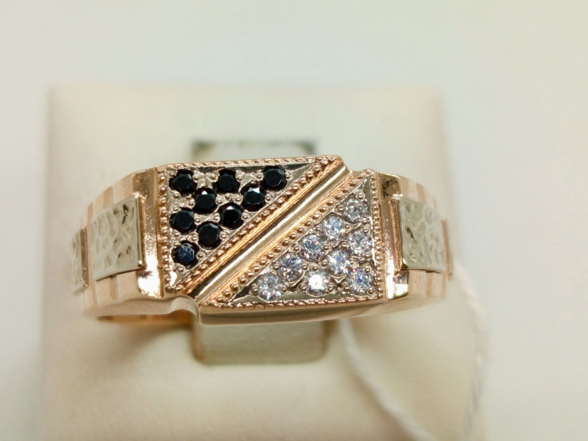 ПЕЧКМИ585 ПЕЧАТКА С КАМНЯМИ (Au 585)