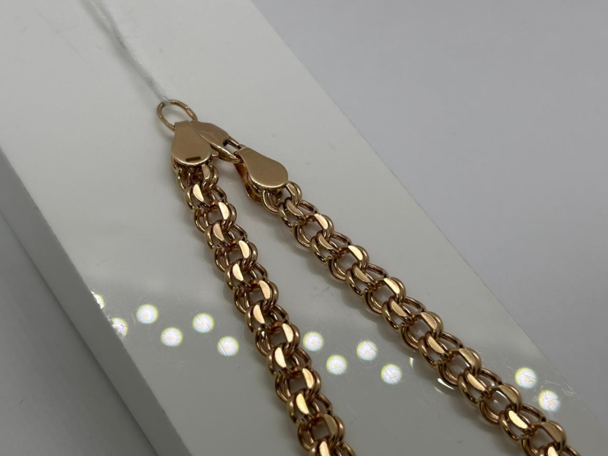 ЦПБС585 ЦЕПЬ ПУСТОТЕЛАЯ Бисмарк (Au 585)