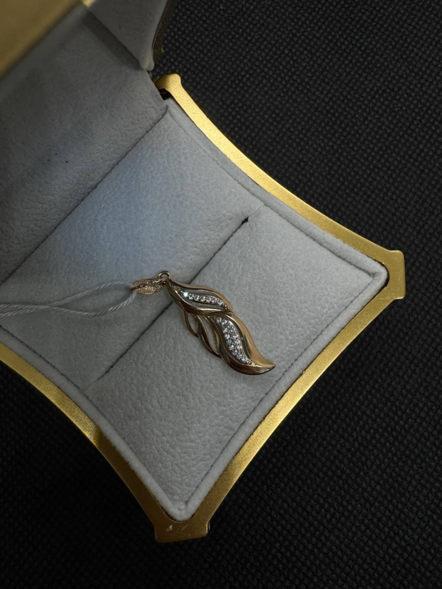 ПОДКМИ585 ПОДВЕСКА С КАМНЯМИ (Au 585)