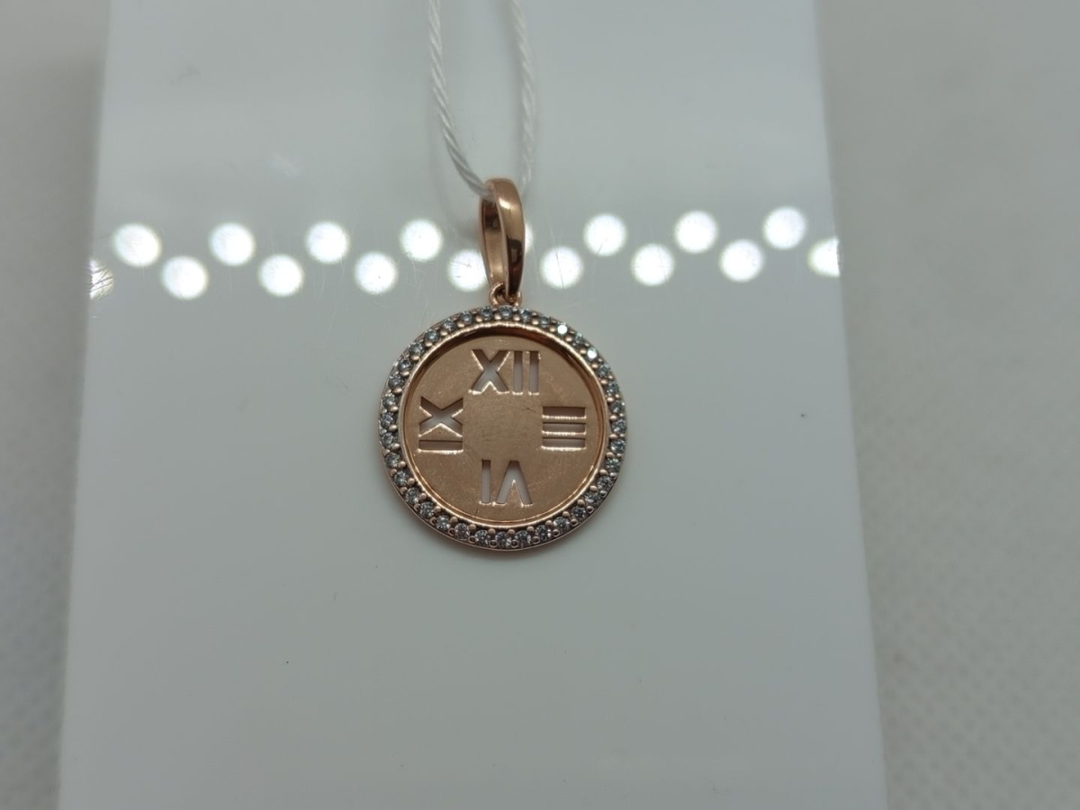 ПОДКМИ585 ПОДВЕСКА С КАМНЯМИ (Au 585)