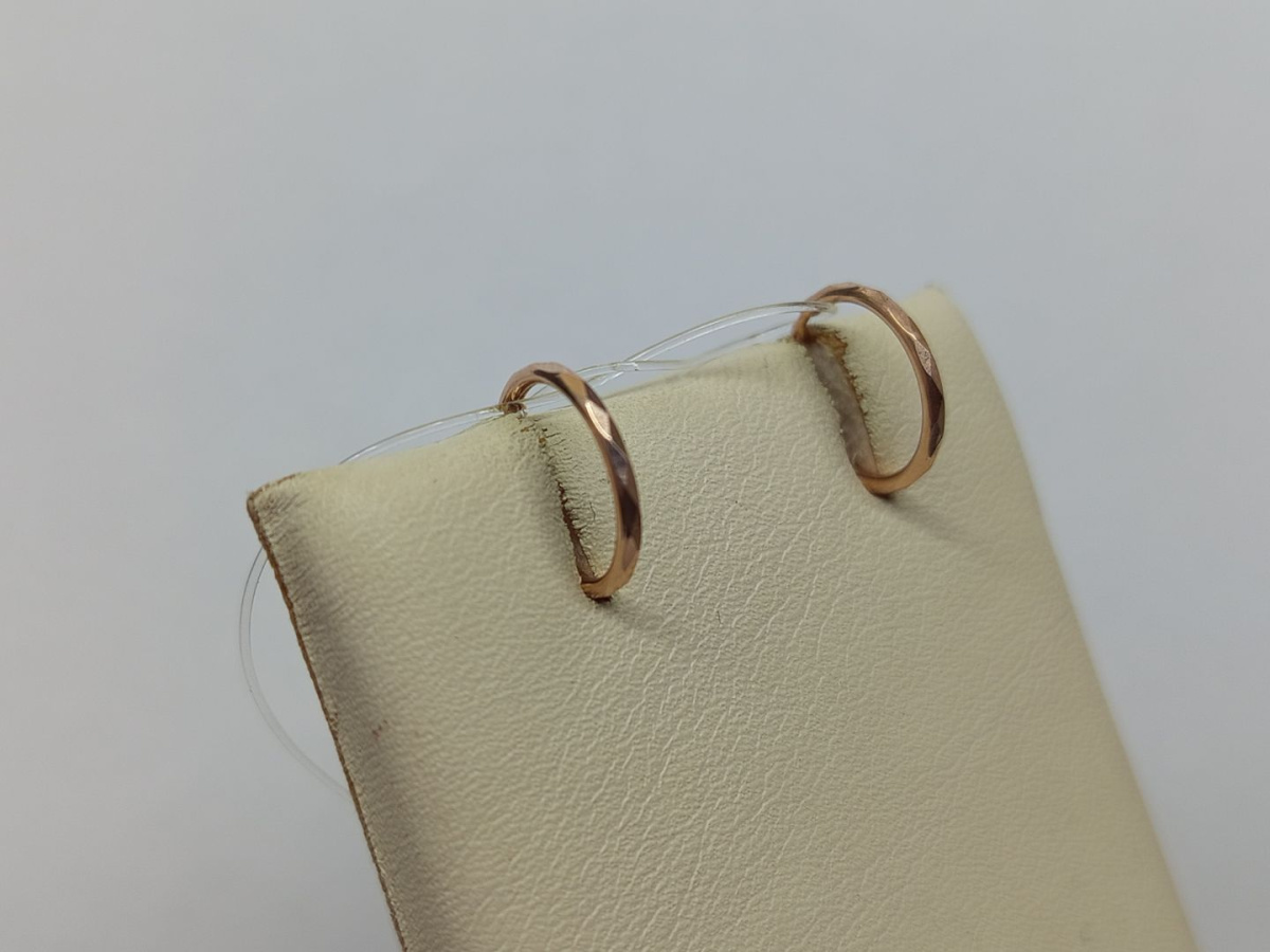 140006 СЕРЬГИ КОНГО (Au 585)