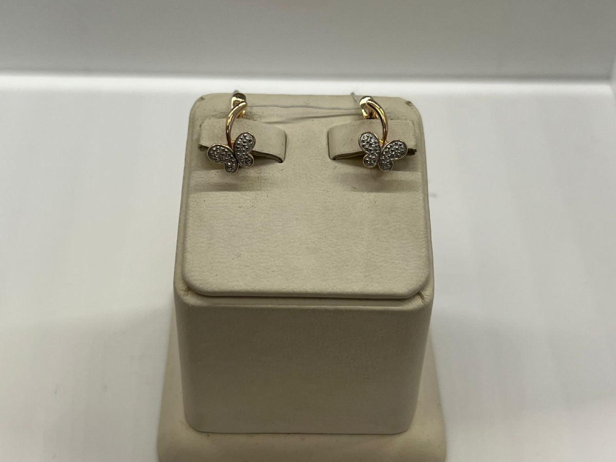 СЕРЬГИ С КАМНЯМИ (Au 585)