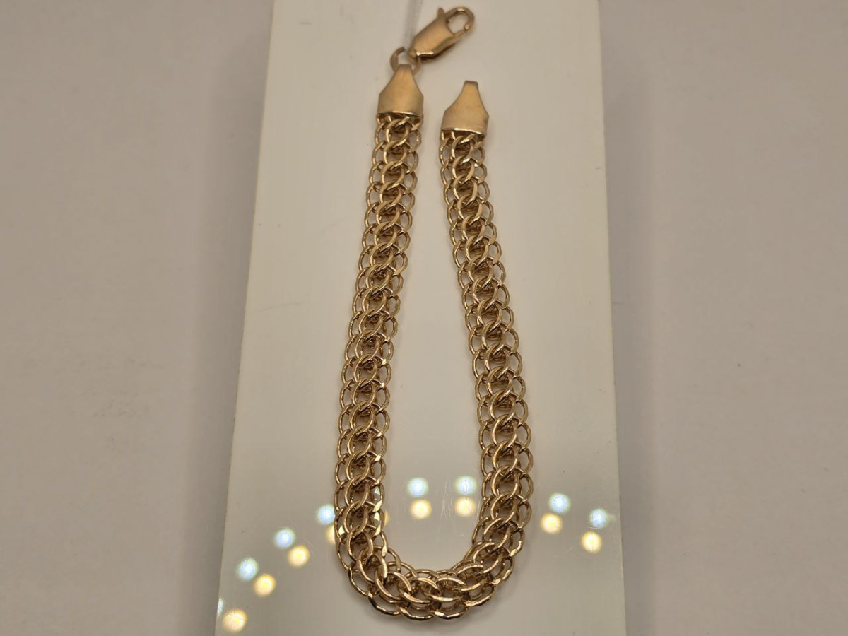 БРАСЛЕТ ПОЛНОВЕСНЫЙ Итальянка Au 585