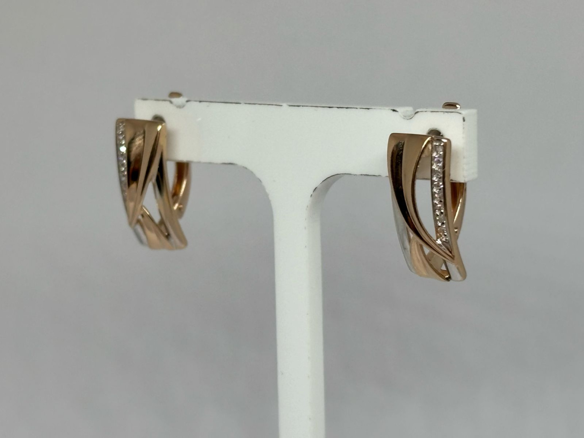СКМИ585 СЕРЬГИ С КАМНЯМИ (Au 585) СКМИ585 СЕРЬГИ С КАМНЯМИ (Au 585)