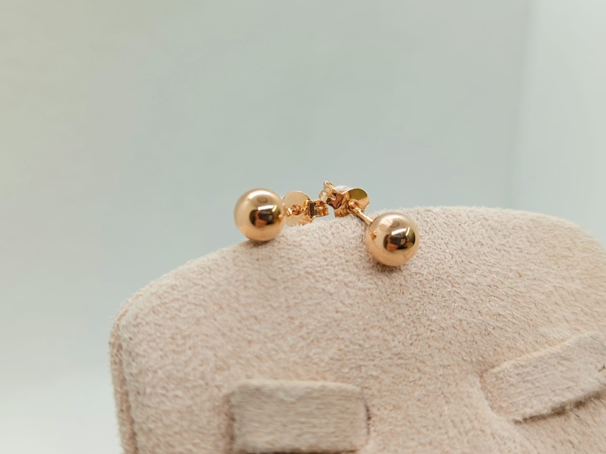 СПУС585 СЕРЬГИ ПУСЕТЫ (Au 585)