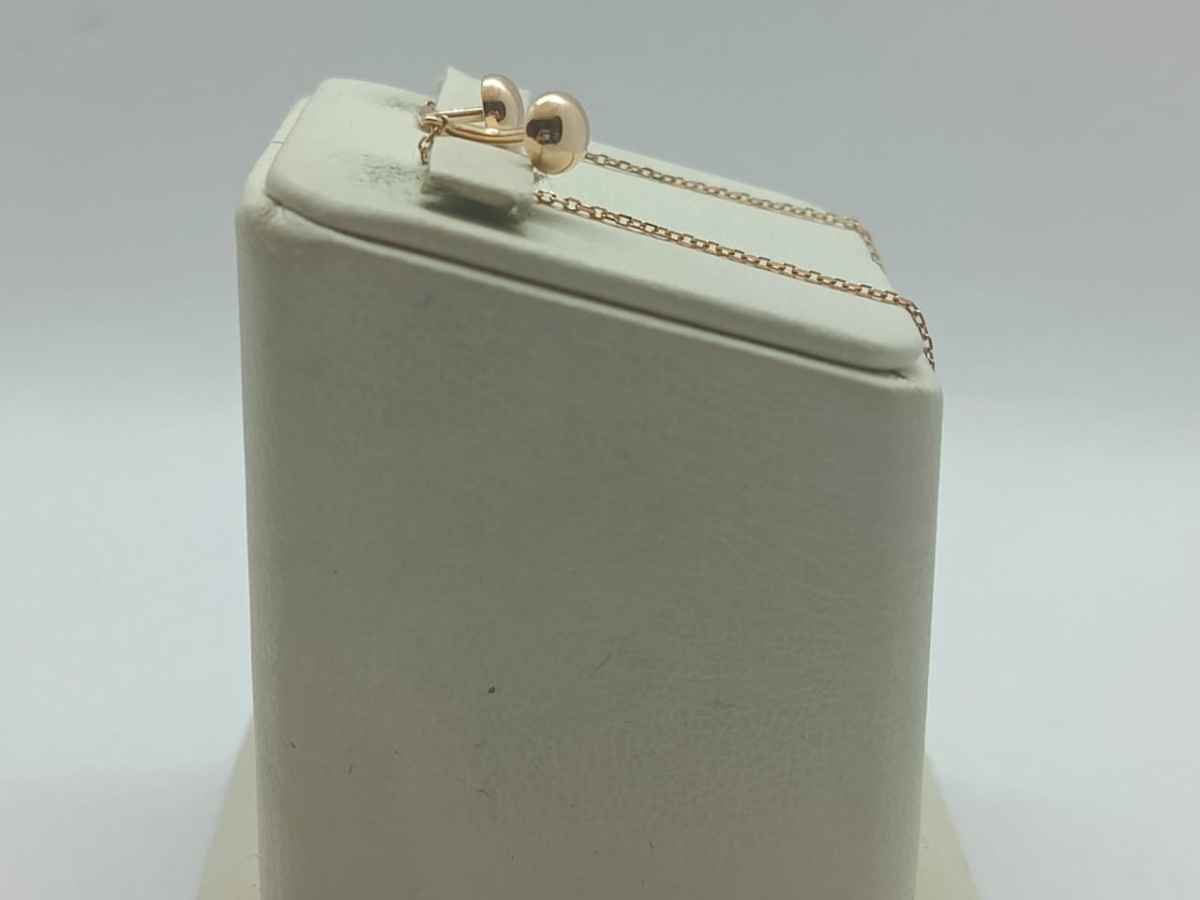 СЕРЬГИ ПРОДЕВКИ без камня (Au 585)