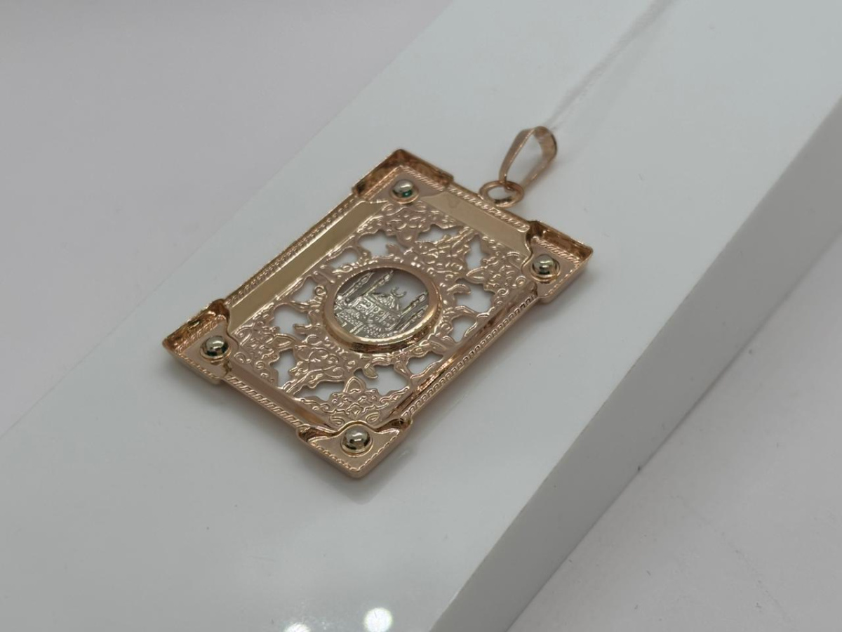 КЗ37/Мечеть ПОДВЕСКА МЕЧЕТЬ (Au 585)