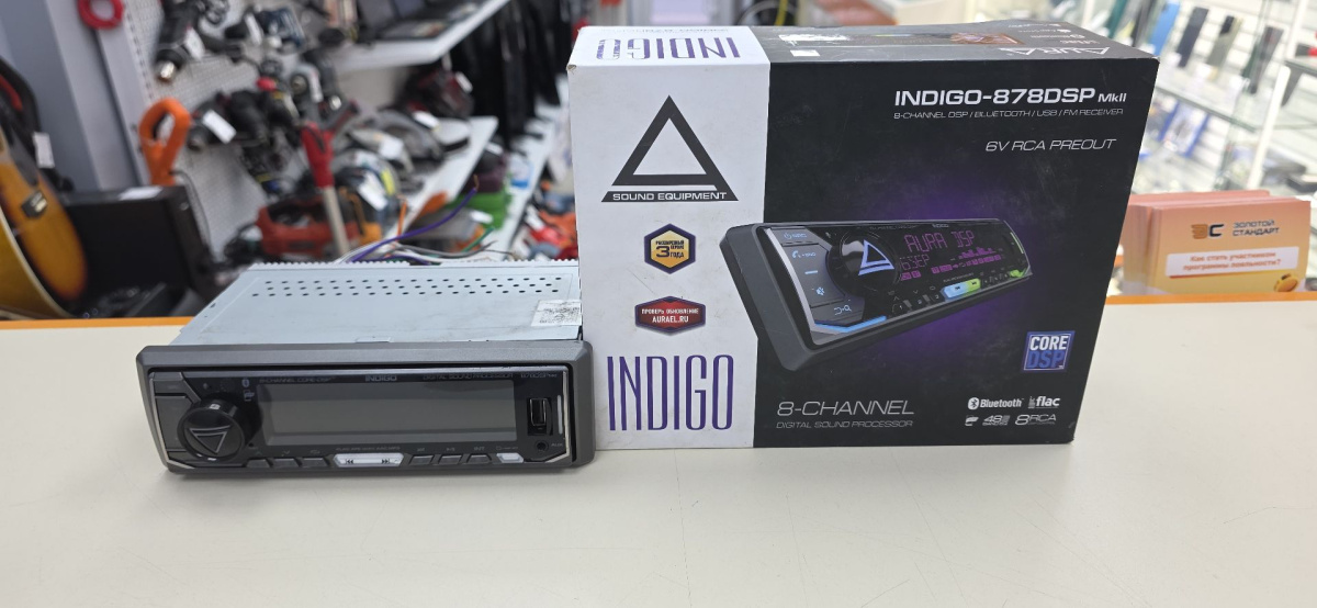 Автомагнитола Aura Indigo 878DSP