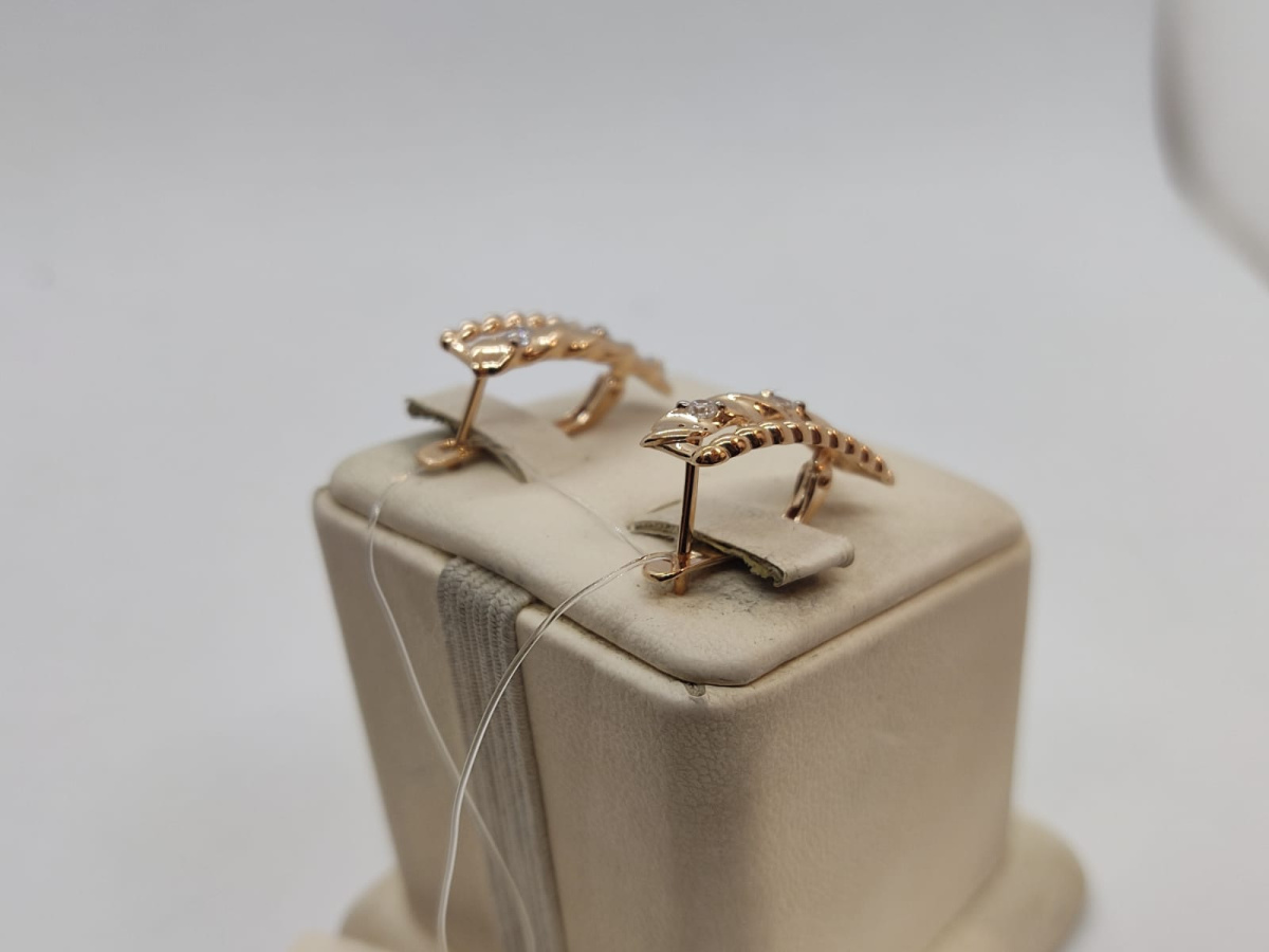 СЕРЬГИ С КАМНЯМИ (Au 585)