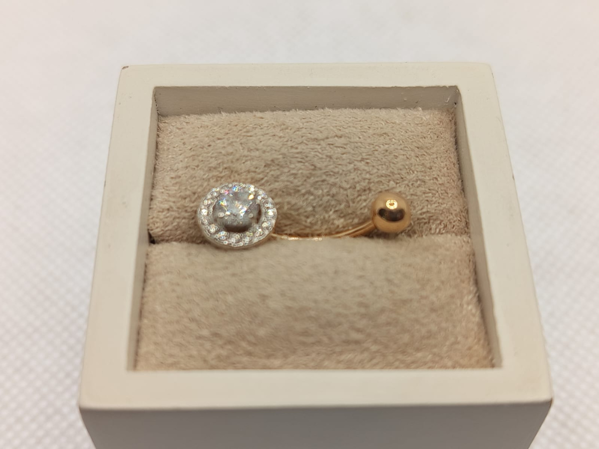 ПИРСИНГ С КАМНЯМИ (Au 585)