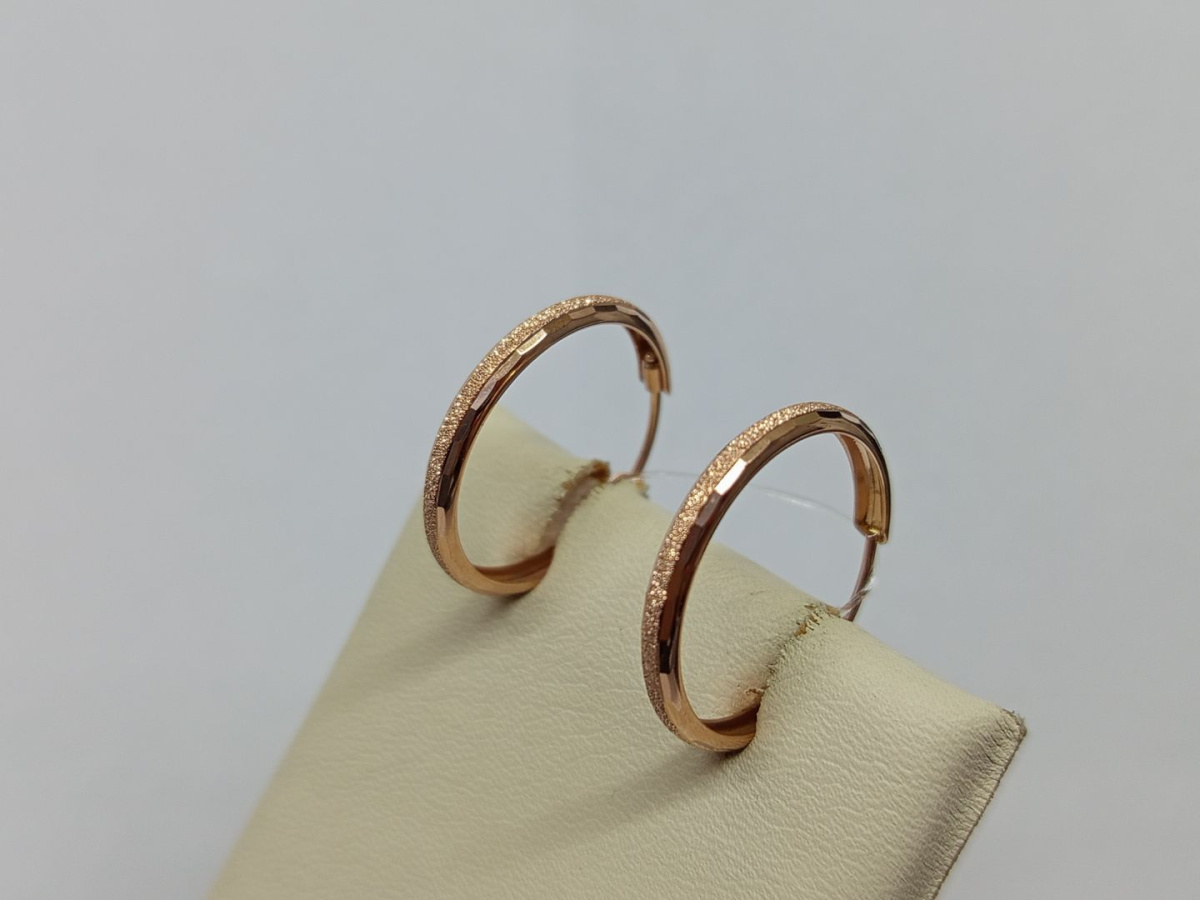 СЕРЬГИ КОНГО без камня (Au 585)