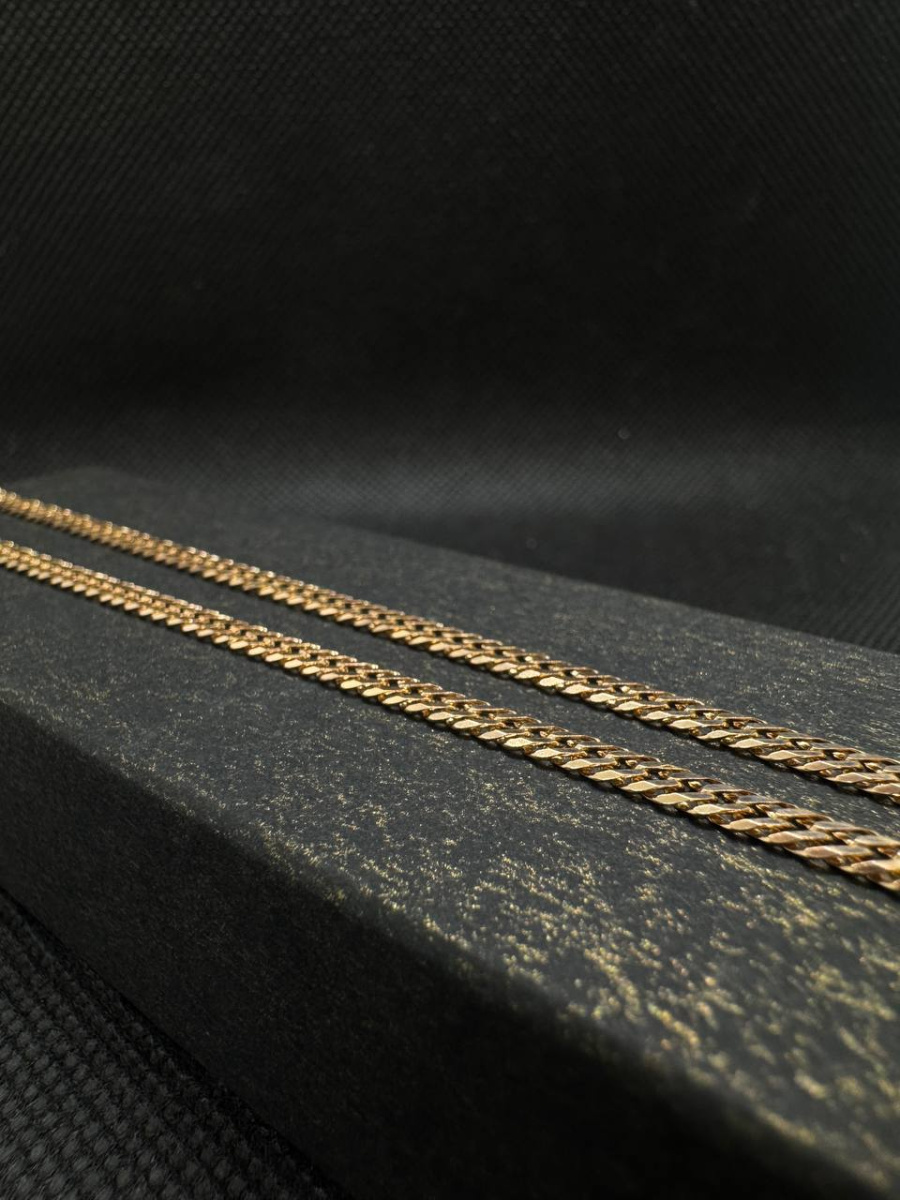 ЦЕПЬ ПОЛНОВЕСНАЯ Ромб двойной (Au 585)