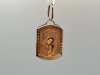 ПОДИКМ585 ПОДВЕСКА ИКОНА С КАМНЕМ (Au 585)