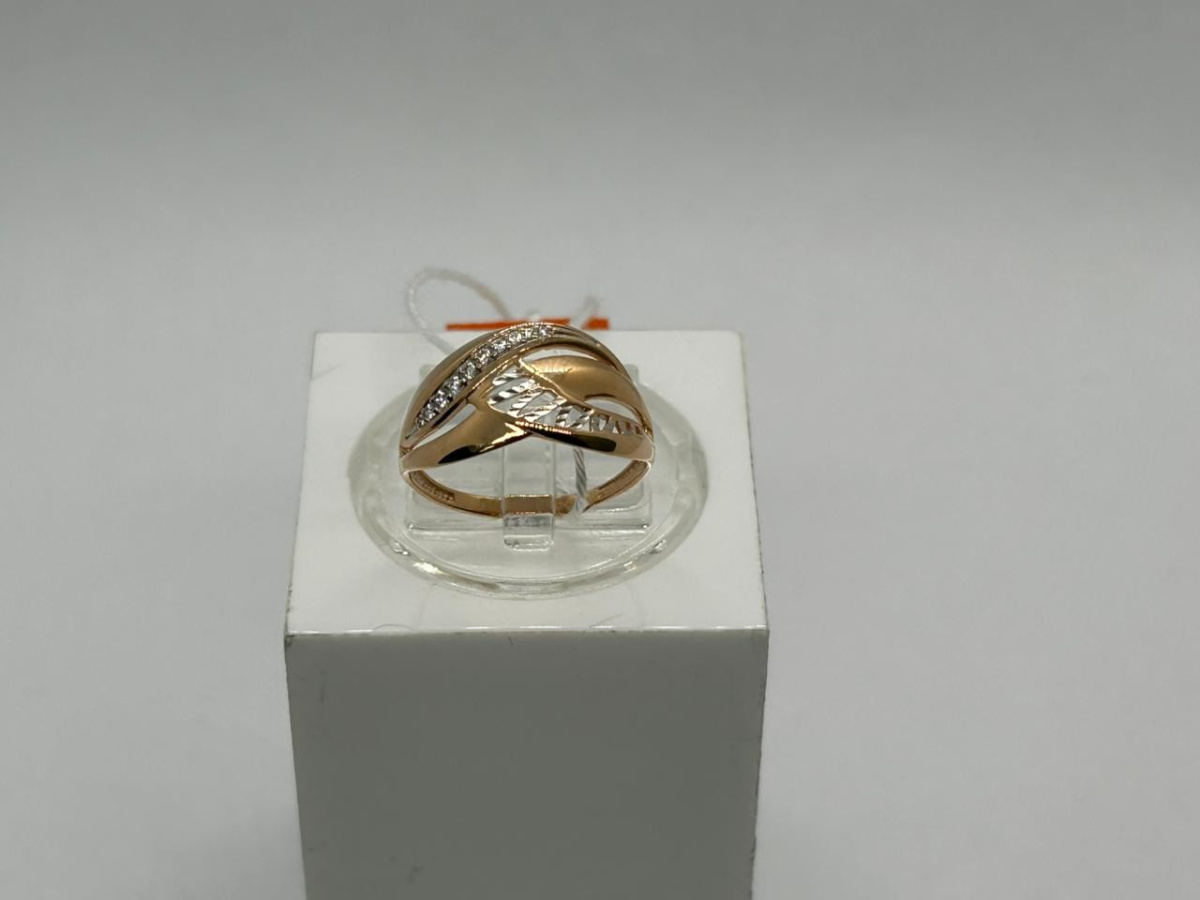 КОЛКМИ585 КОЛЬЦО С КАМНЯМИ (Au 585)