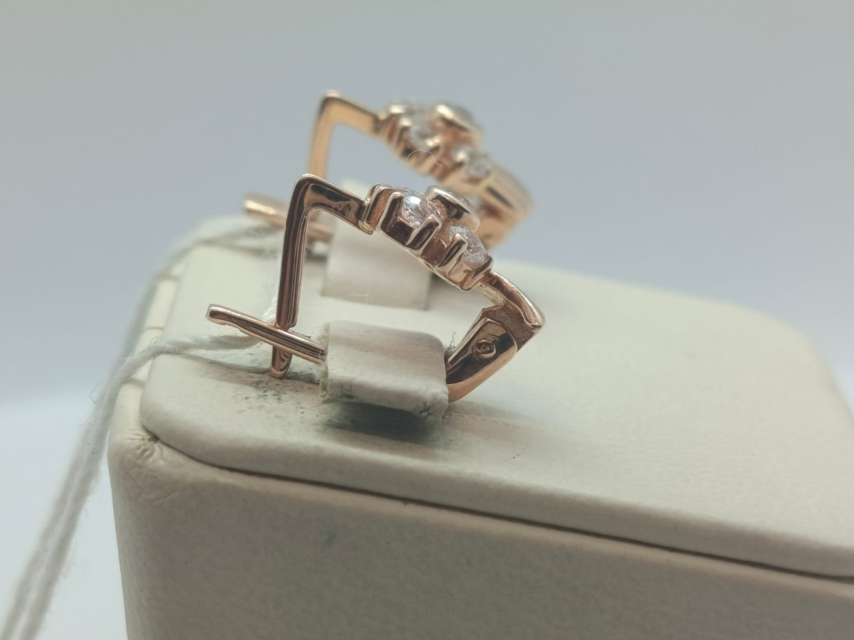 СЕРЬГИ С КАМНЯМИ (Au 585)