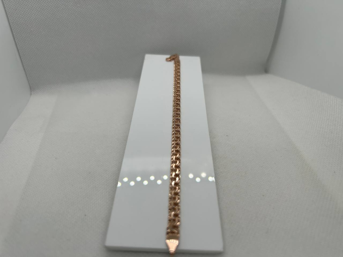 670008023 БРАСЛЕТ ПУСТОТЕЛЫЙ Бисмарк (Au 585) 670008023 БРАСЛЕТ ПУСТОТЕЛЫЙ Бисмарк (Au 585)