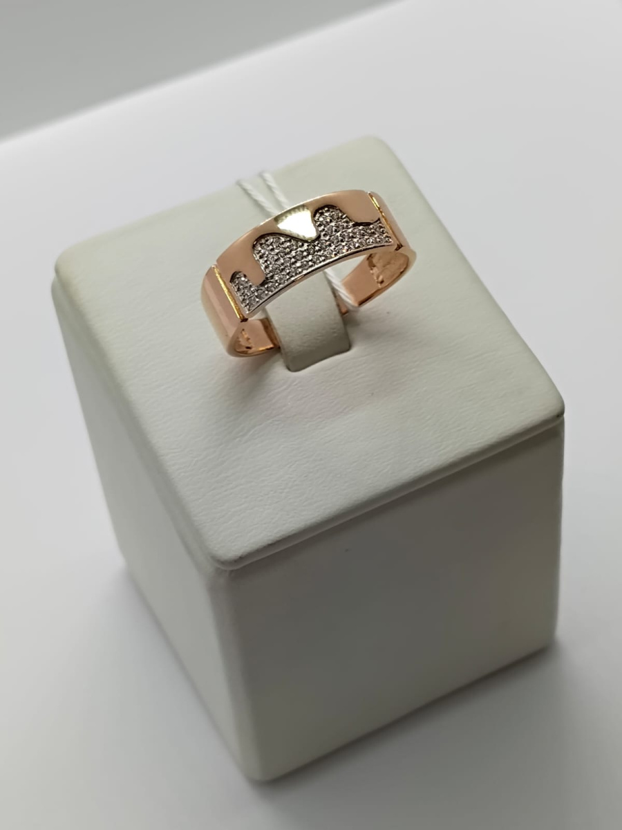 КОЛКМИ585 КОЛЬЦО С КАМНЯМИ (Au 585)