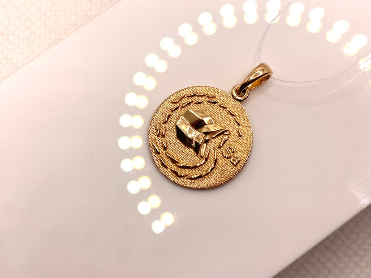 ПОДВЕСКА ЗНАК ЗОДИАКА ВОДОЛЕЙ (Au 585)