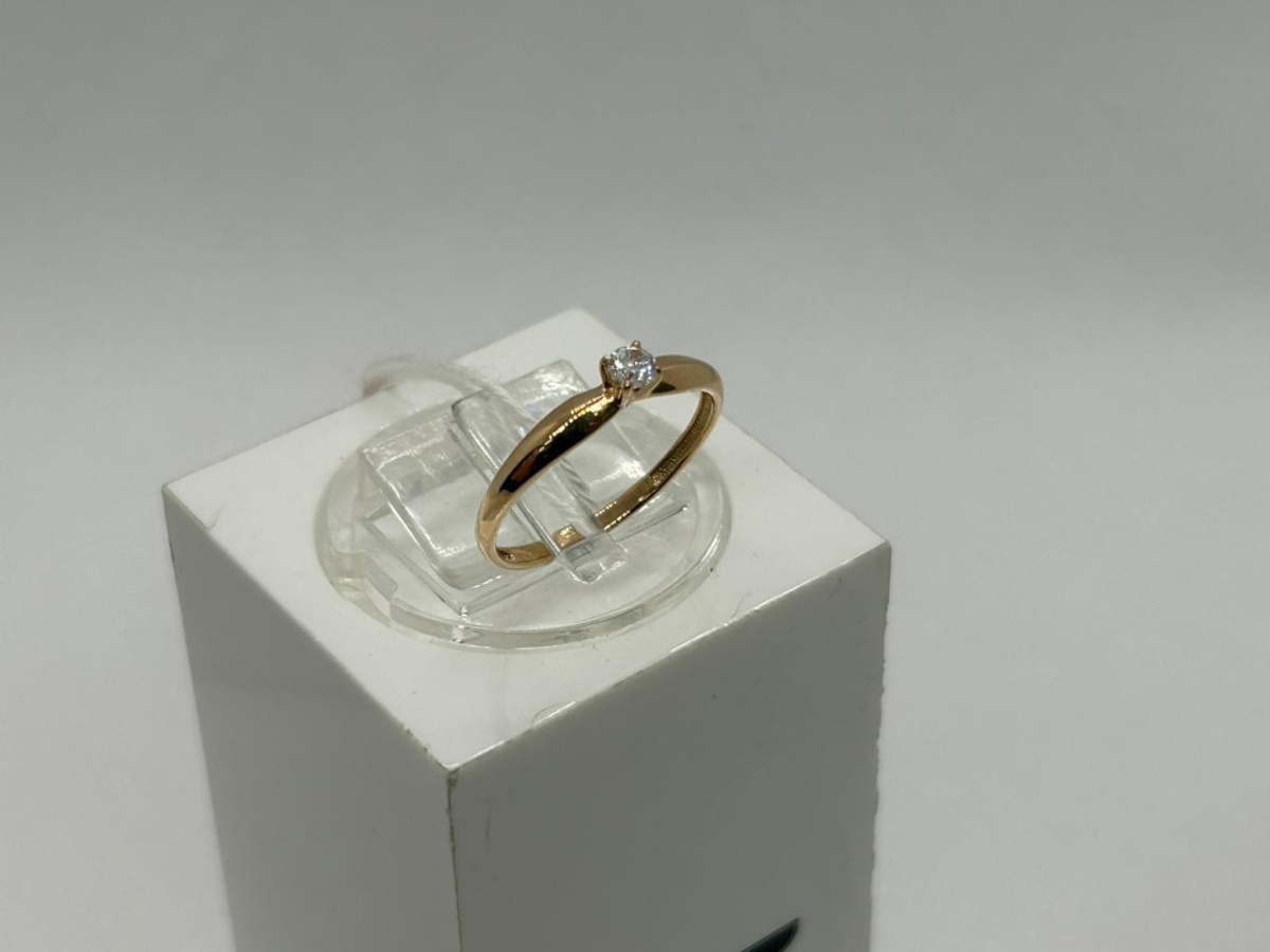 КОЛКМ585 КОЛЬЦО С КАМНЕМ (Au 585)