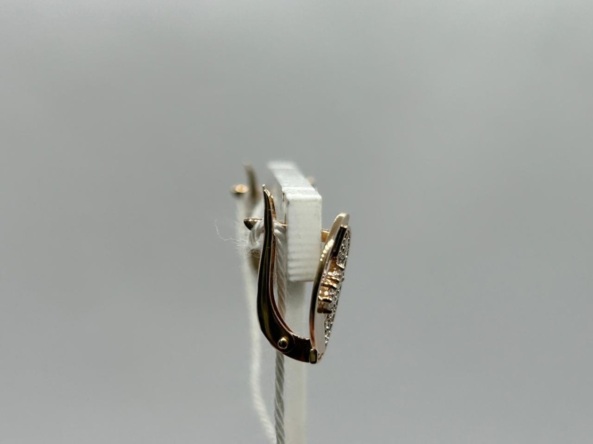 СЕРЬГИ С КАМНЯМИ (Au 585)