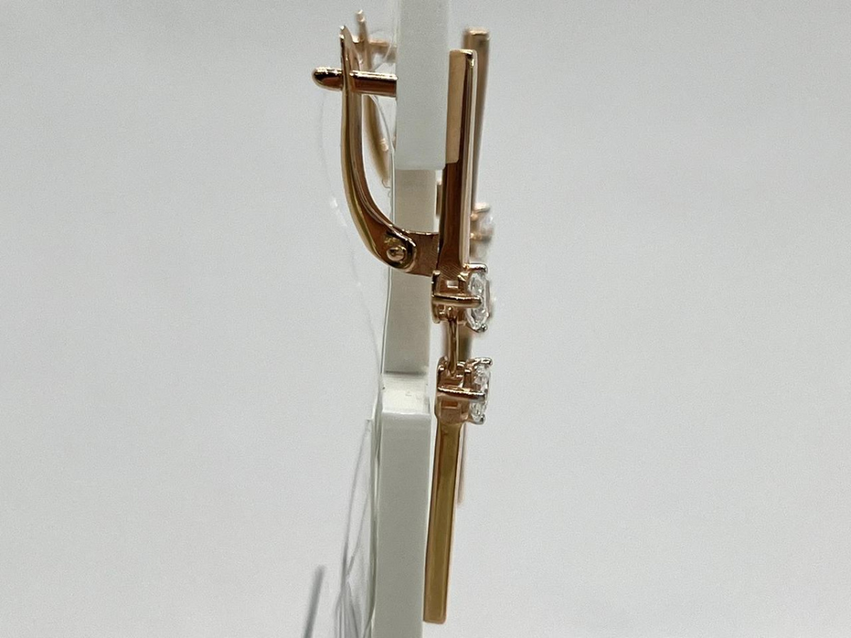 СЕРЬГИ С КАМНЯМИ (Au 585)