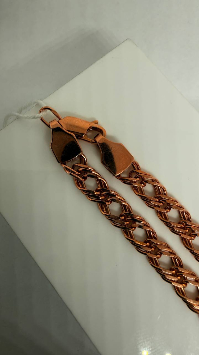 ЦЛР3585 ЦЕПЬ ПОЛНОВЕСНАЯ Ромб тройной (Au 585)