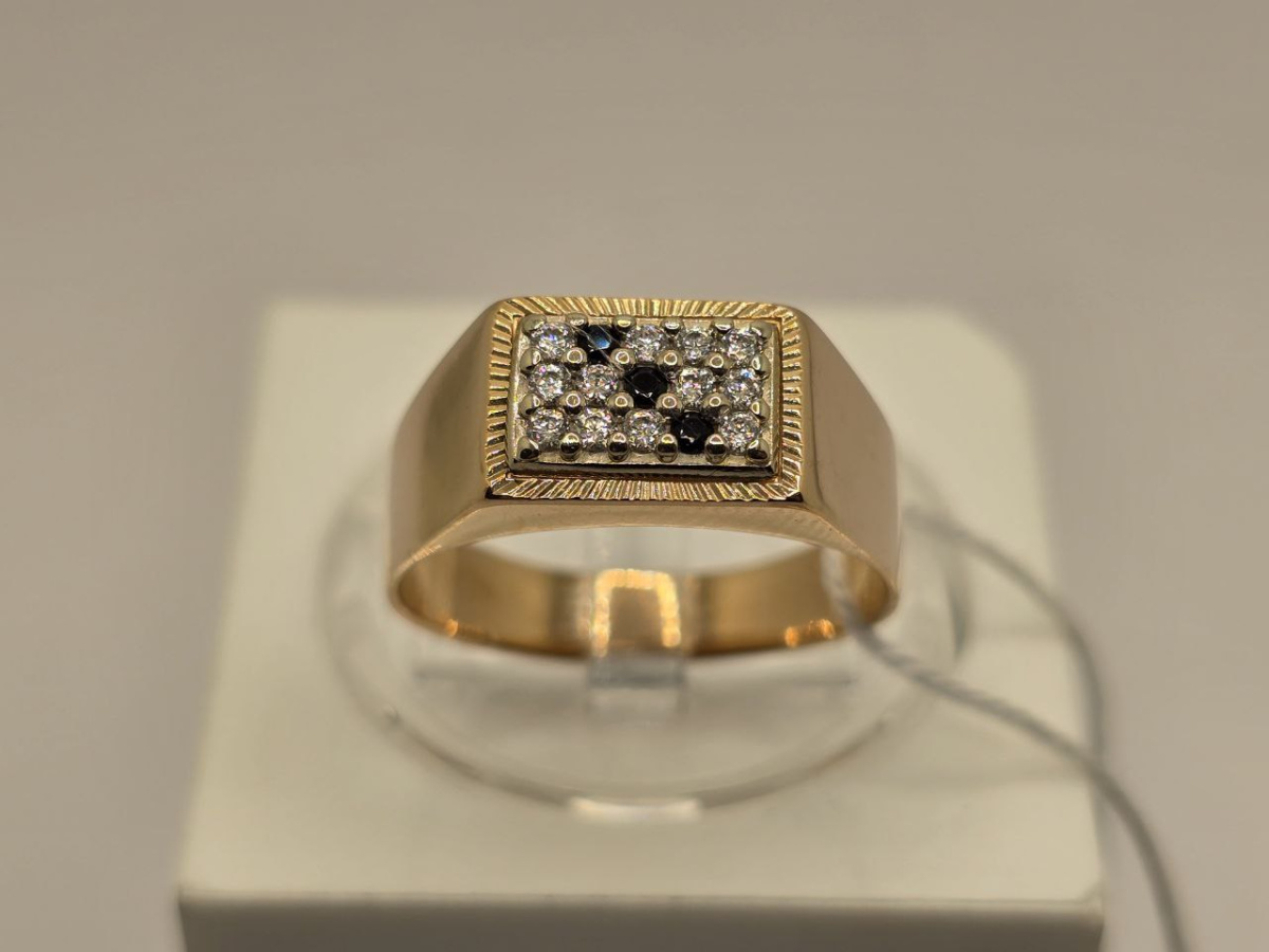 ПЕЧКМИ585 ПЕЧАТКА С КАМНЯМИ (Au 585)