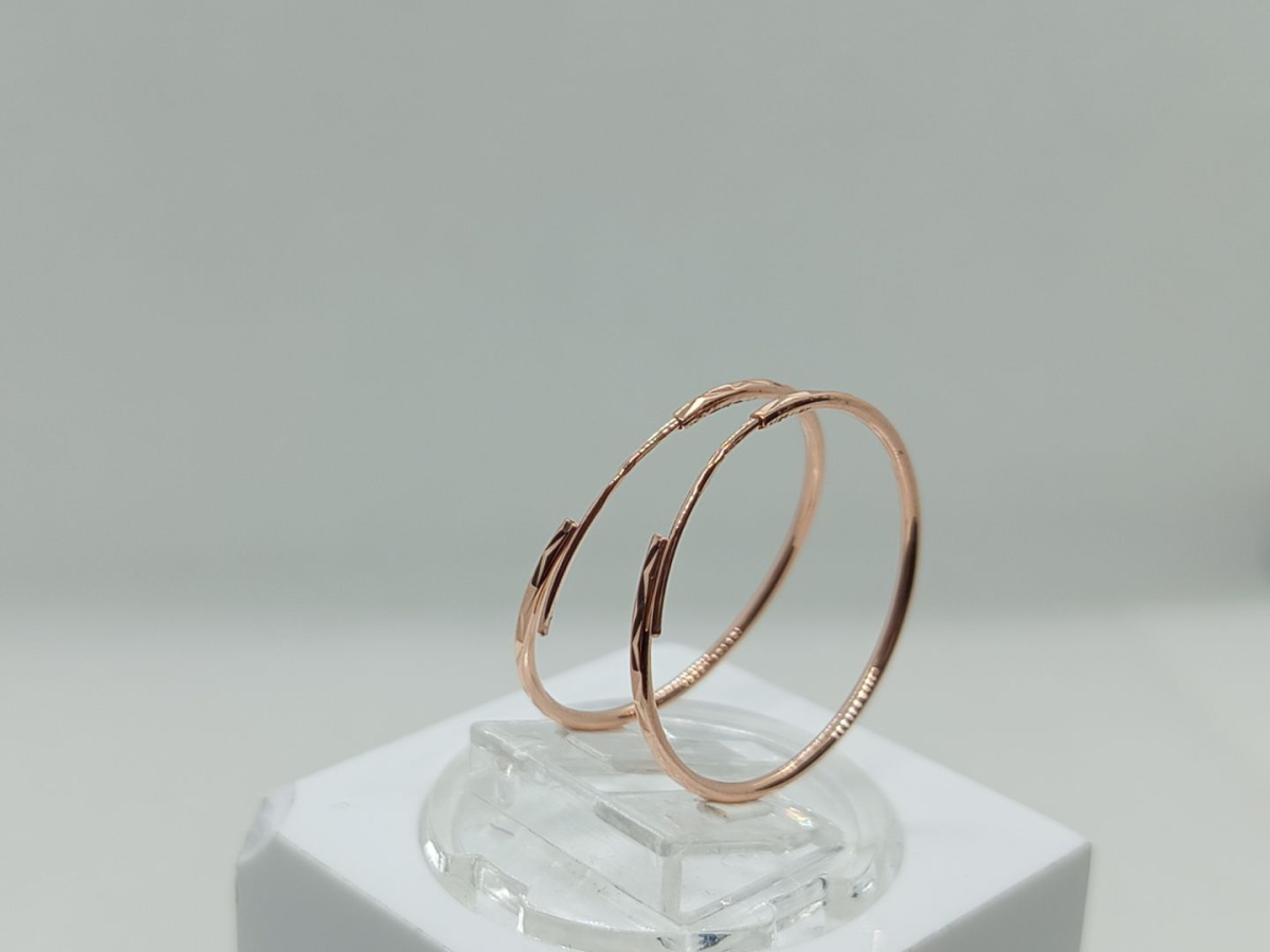 СКОН585 СЕРЬГИ КОНГО (Au 585)