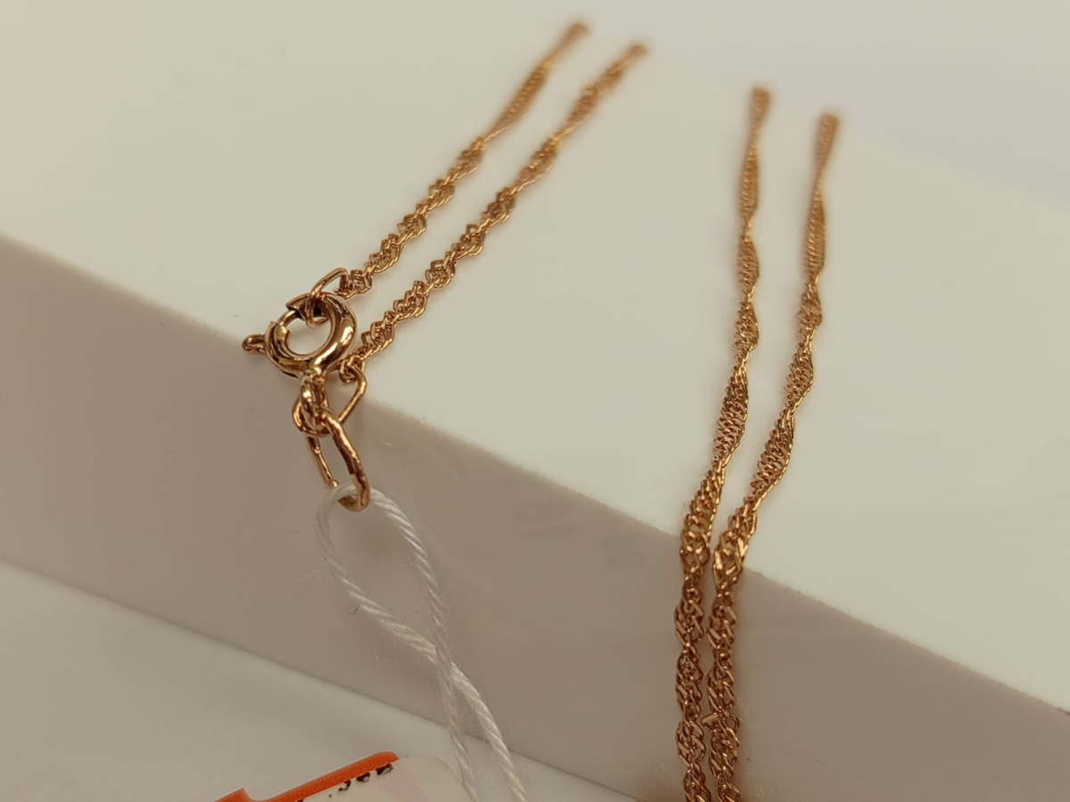 ЦЛСИ585 ЦЕПЬ ПОЛНОВЕСНАЯ Сингапур (Au 585)