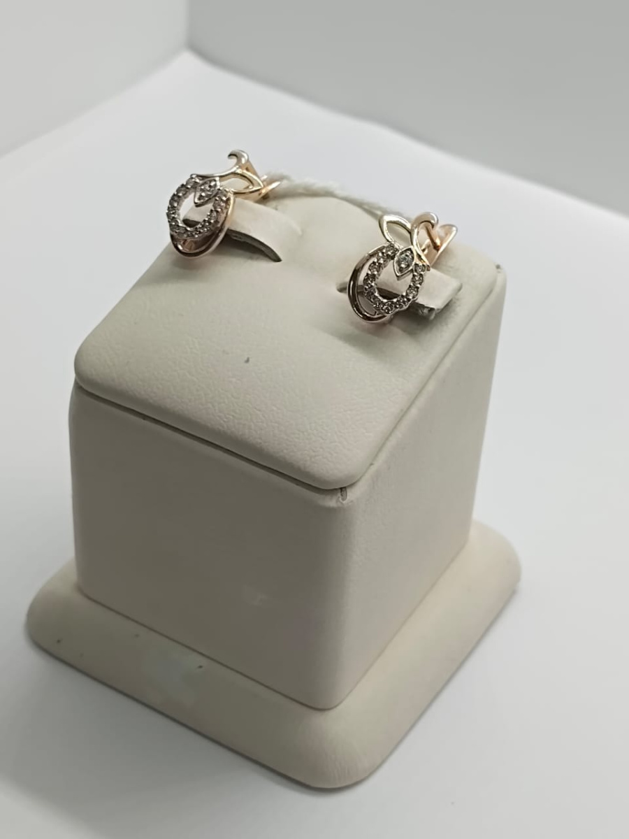 СЕРЬГИ С КАМНЯМИ (Au 585)