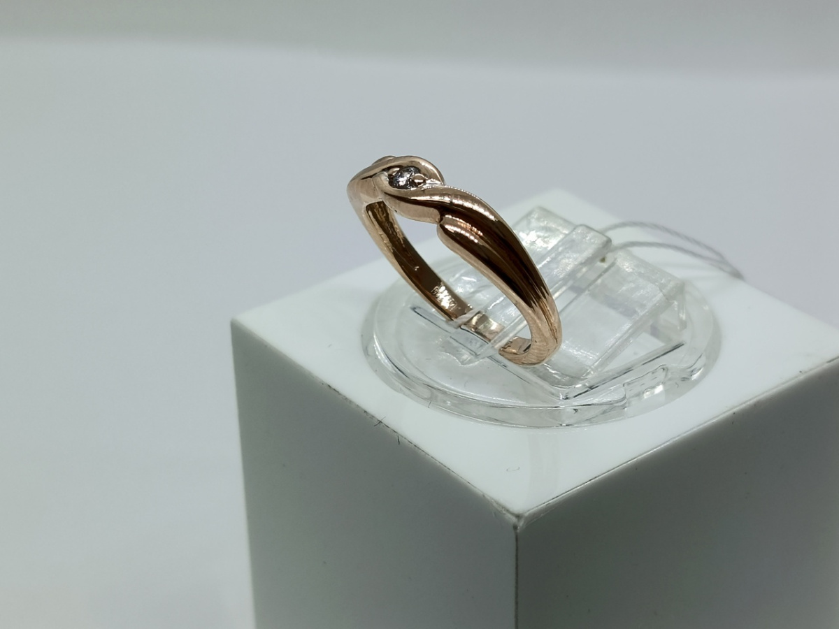 КОЛКМ585 КОЛЬЦО С КАМНЕМ (Au 585) КОЛКМ585 КОЛЬЦО С КАМНЕМ (Au 585)