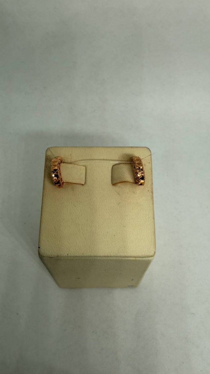 СЕРЬГИ БЕЗ КАМНЯ (Au 585)