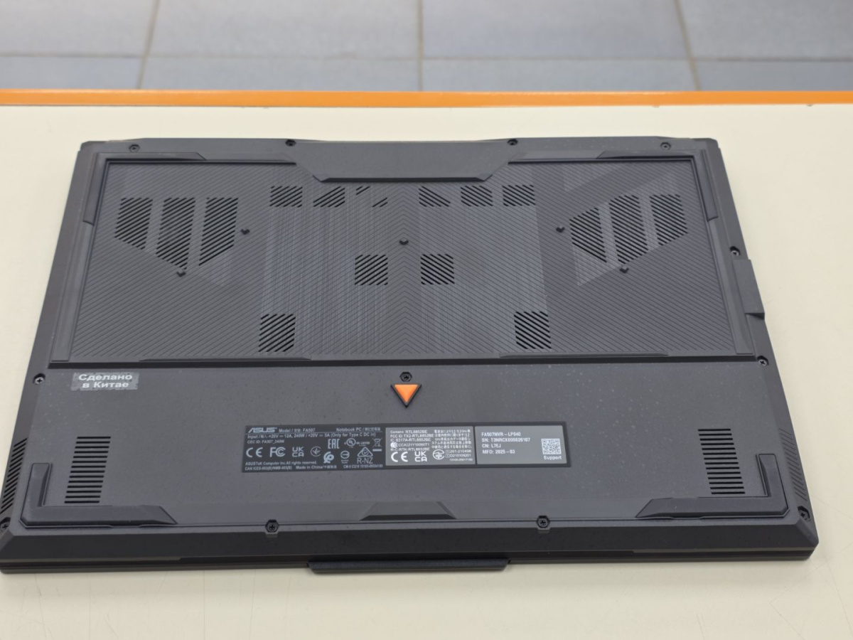 Ноутбук ASUS; Ryzen 7 7435HS, Geforce RTX 4060, 16 Гб, 512 GB, Нет