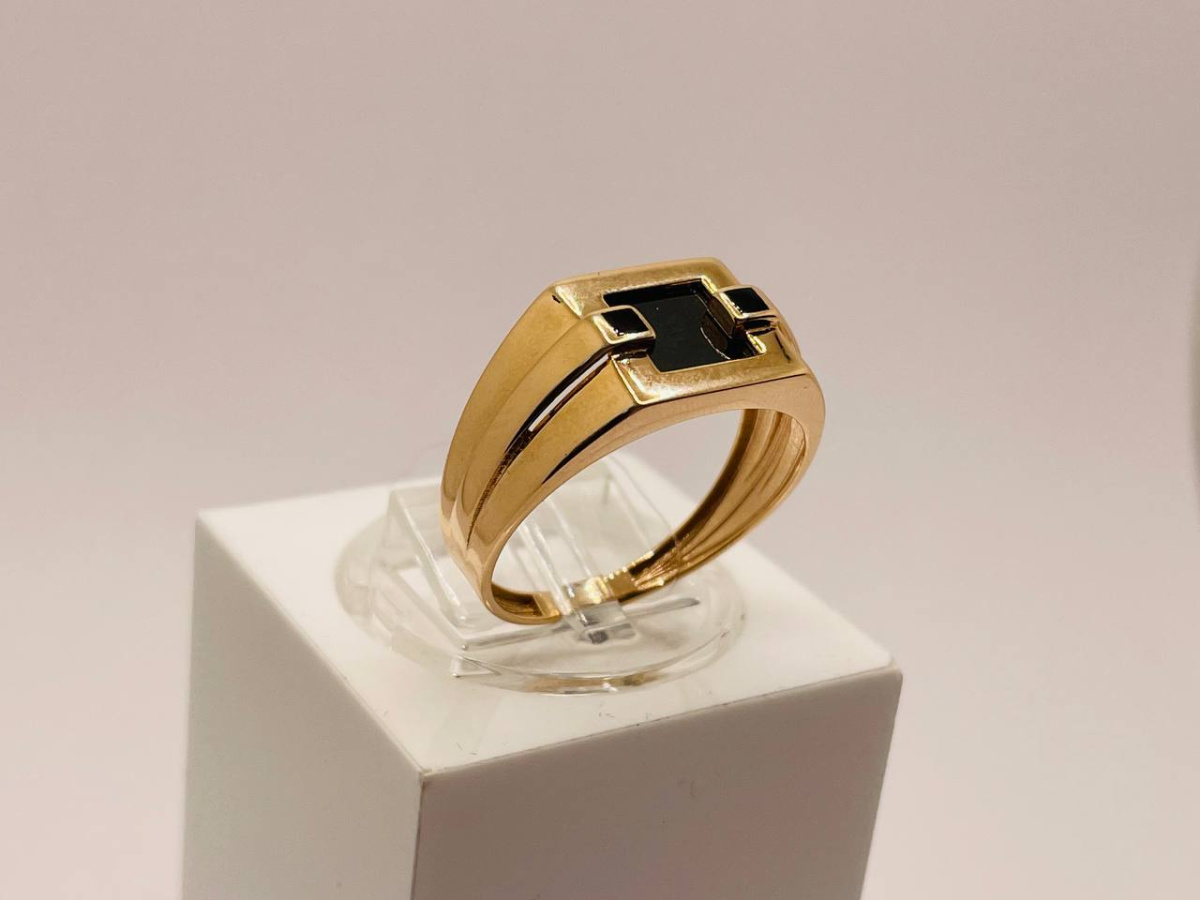 ПЕЧАТКА С КАМНЕМ (Au 585)