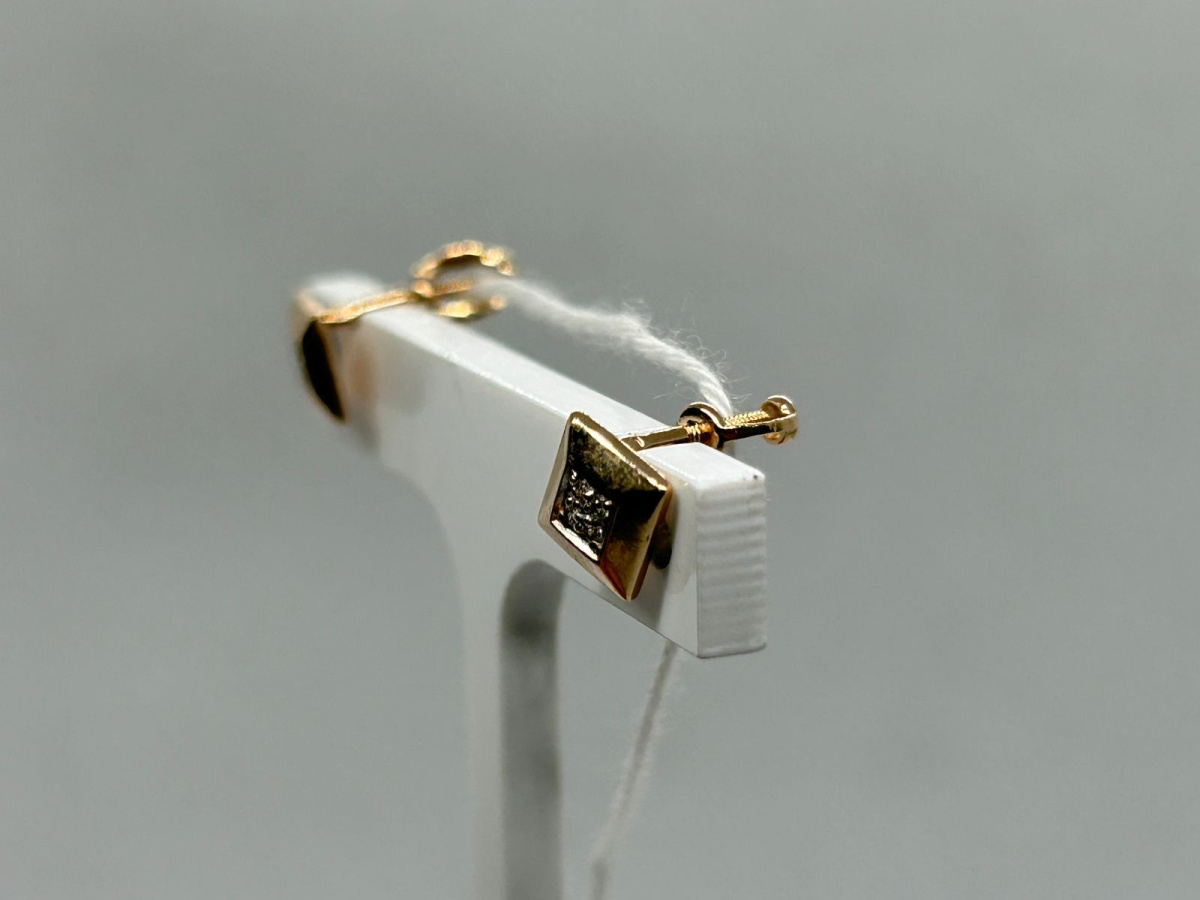 СПУС585 СЕРЬГИ ПУСЕТЫ (Au 585)