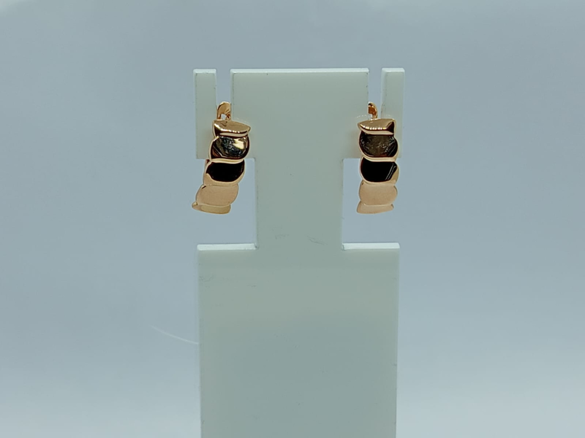 СЕРЬГИ БЕЗ КАМНЯ (Au 585)