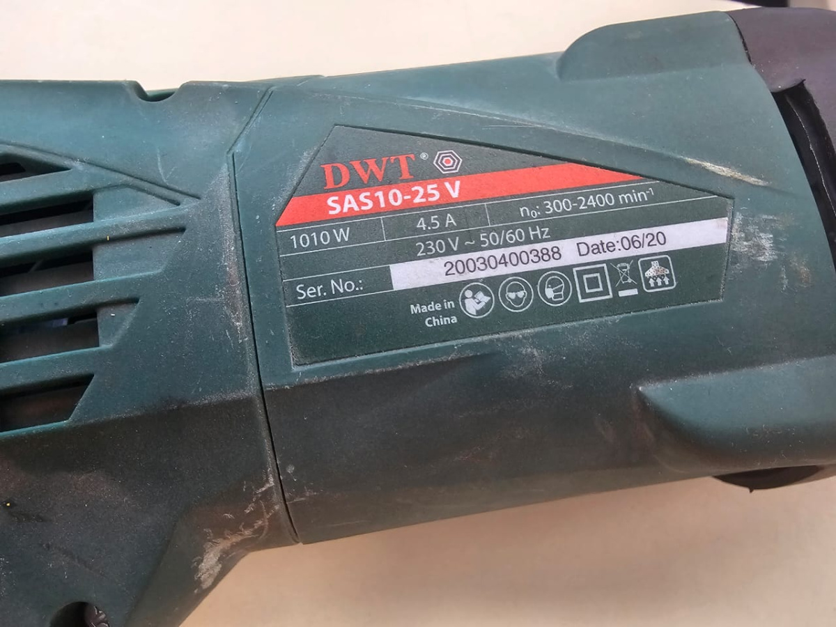 Сабельная пила Dexter DWT sas10-25V;