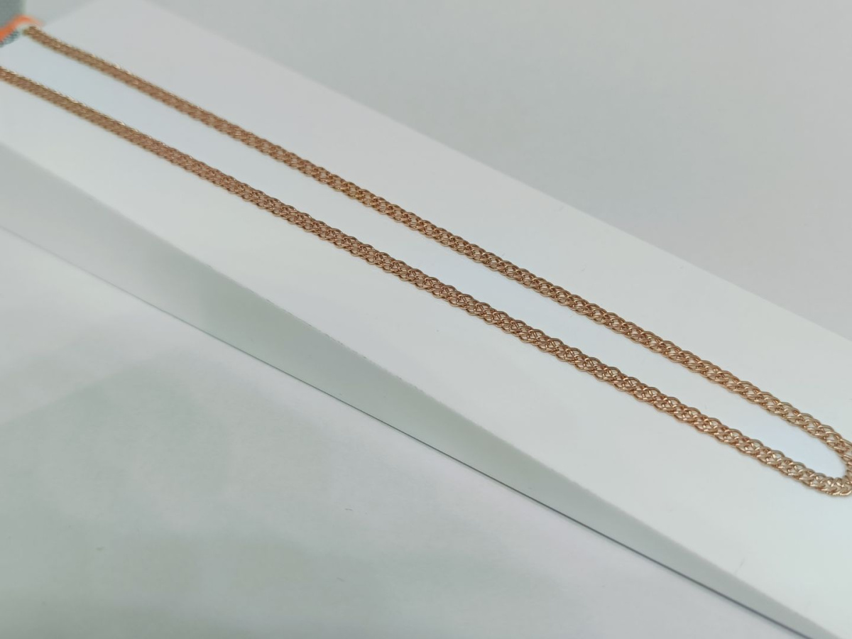 ЦЕПЬ ПОЛНОВЕСНАЯ Ромб двойной (Au 585)