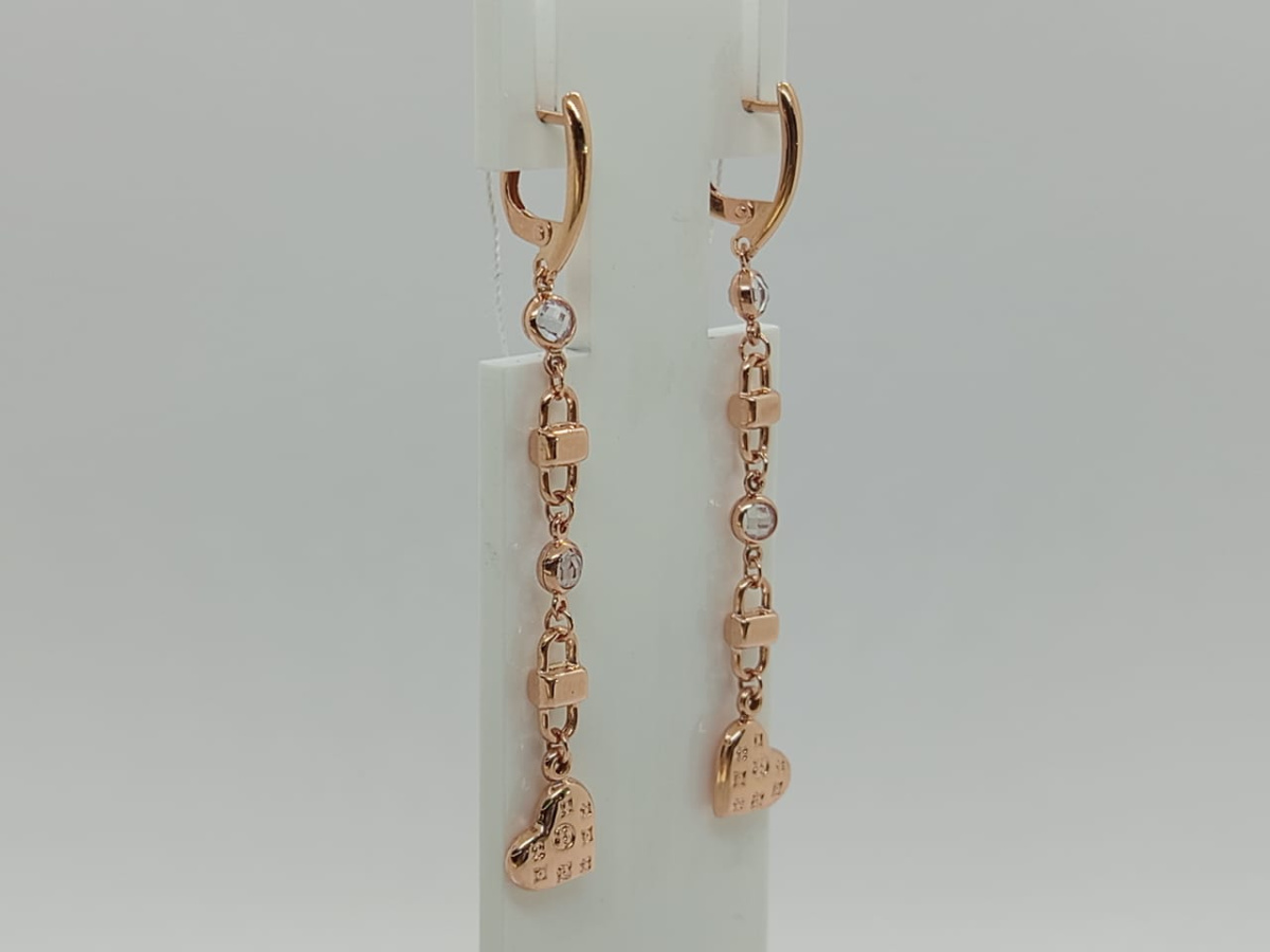 СЕРЬГИ С КАМНЯМИ (Au 585)