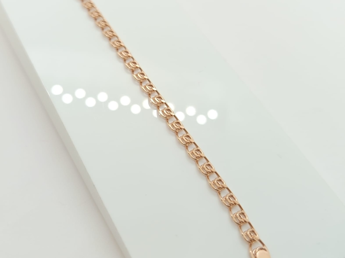 БРАСЛЕТ ПУСТОТЕЛЫЙ Лав (Au 585)