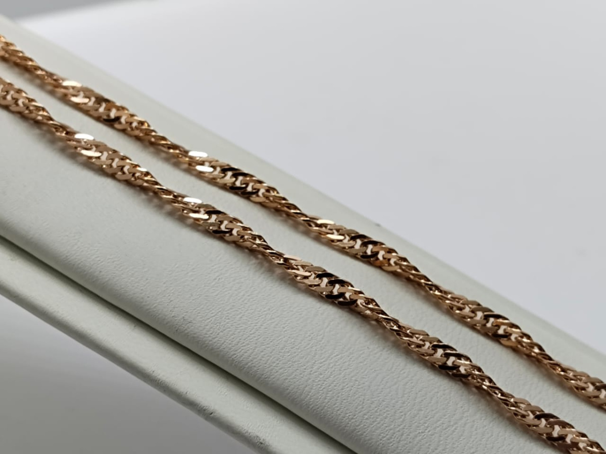 ЦЛСИ585 ЦЕПЬ ПОЛНОВЕСНАЯ Сингапур (Au 585)