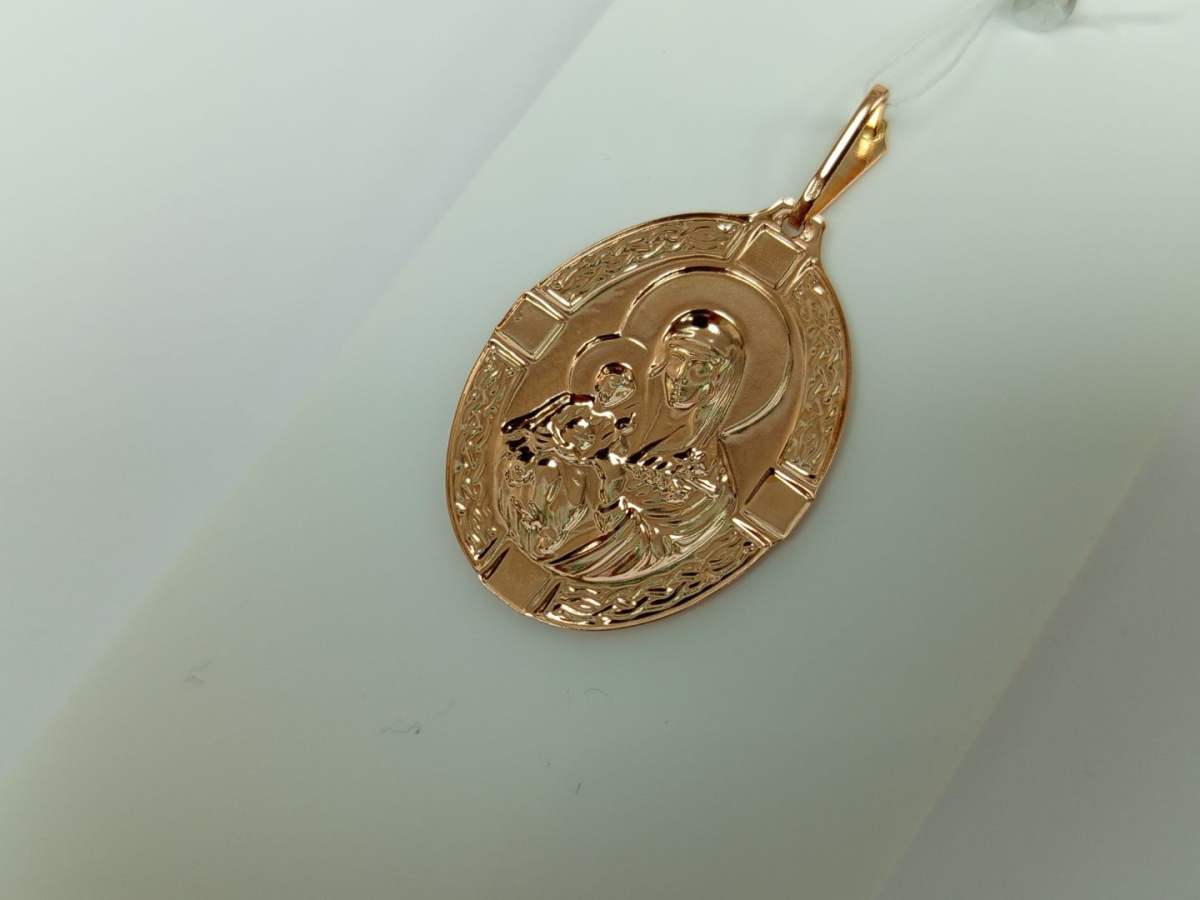 ПОДИБК585 ПОДВЕСКА ИКОНА БЕЗ КАМНЯ (Au 585)