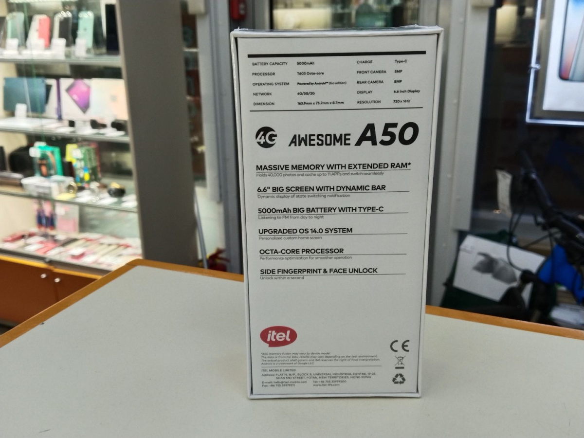 Смартфон Itel A50 3/64Gb