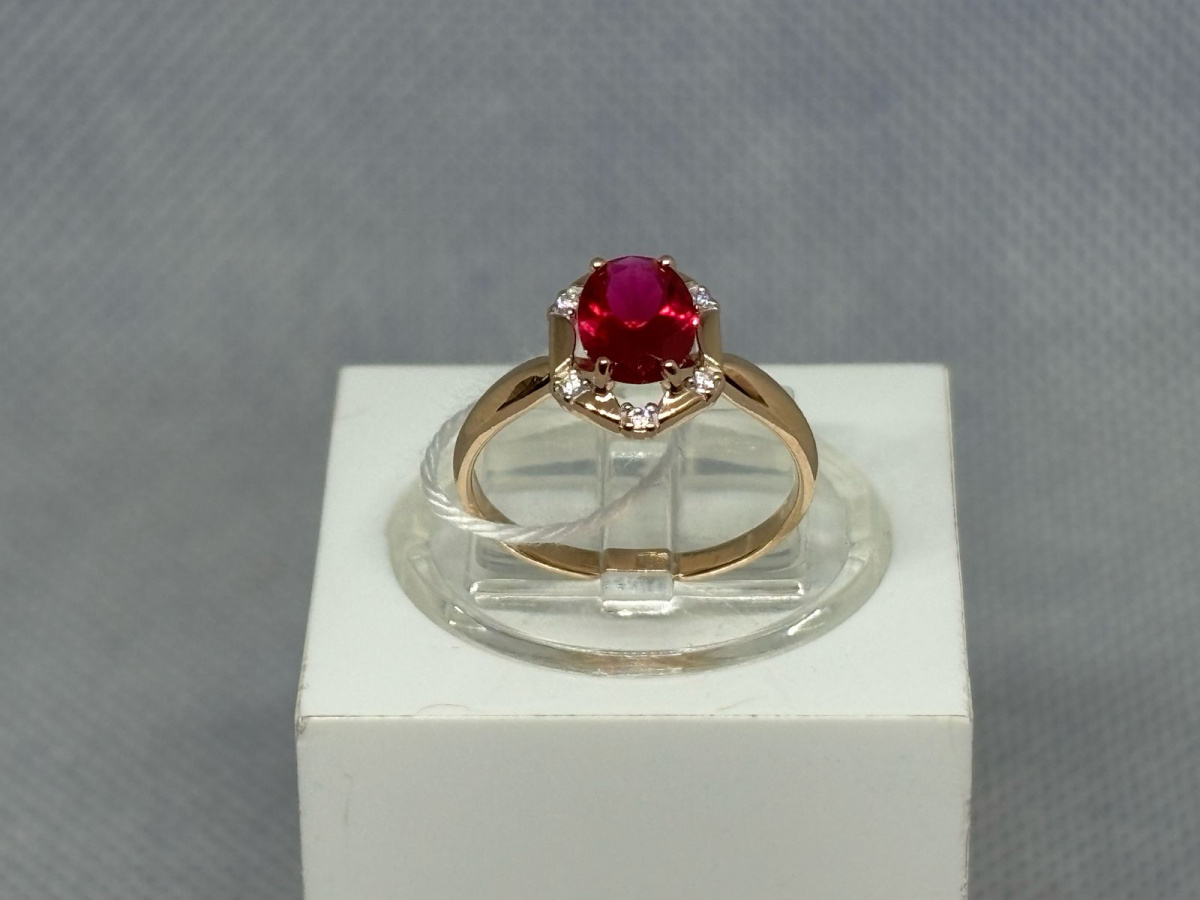 КОЛКМИ585 КОЛЬЦО С КАМНЯМИ (Au 585)