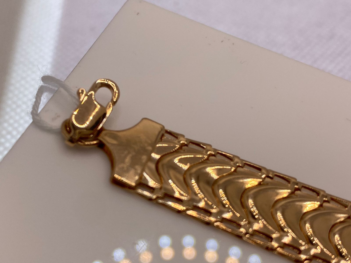 БРАСЛЕТ ПОЛНОВЕСНЫЙ Штамповка Au 585