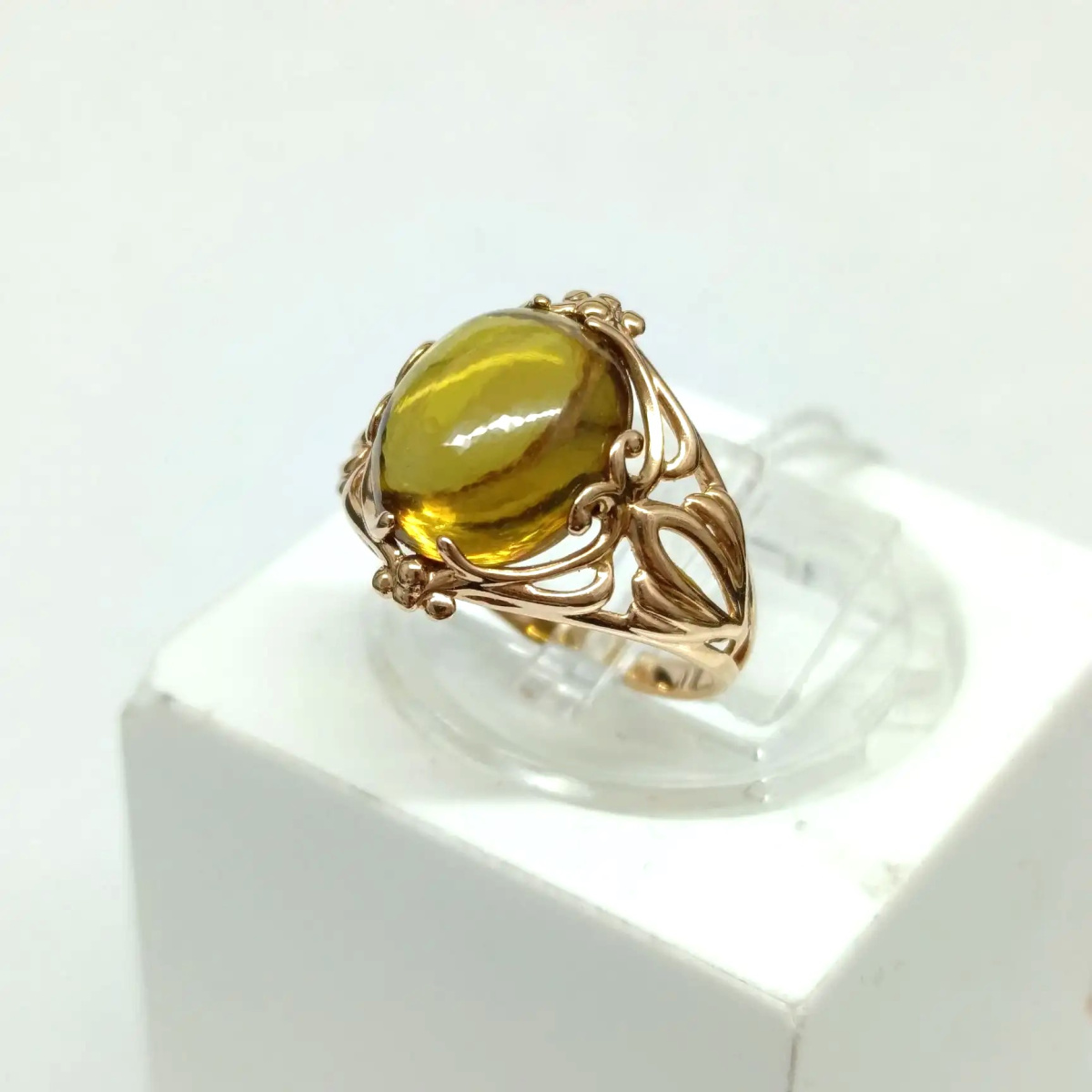 КОЛЬЦО С КАМНЕМ (Au 585)