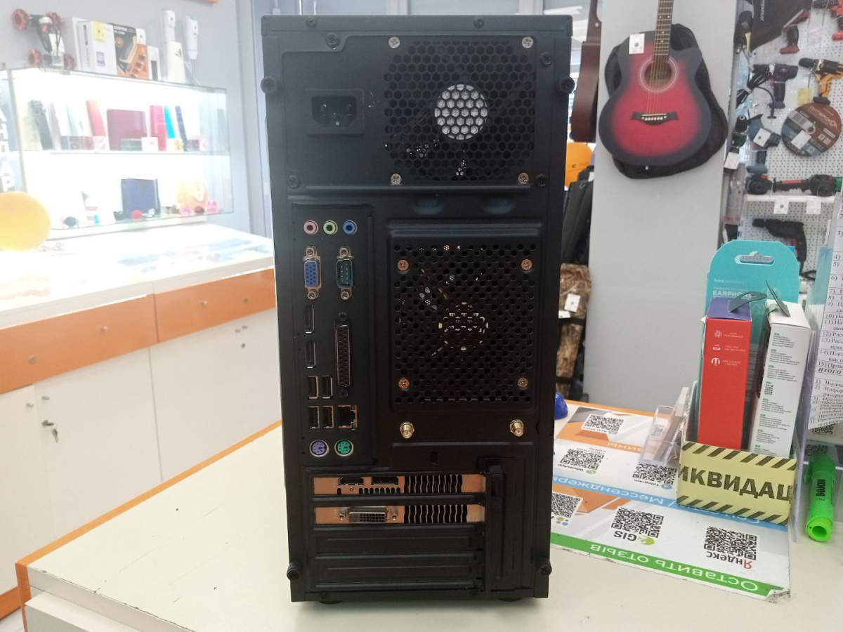 Системный блок Ginzzu; Ryzen 5 1600, Radeon RX 470, 16 Гб, 480 Гб, Нет