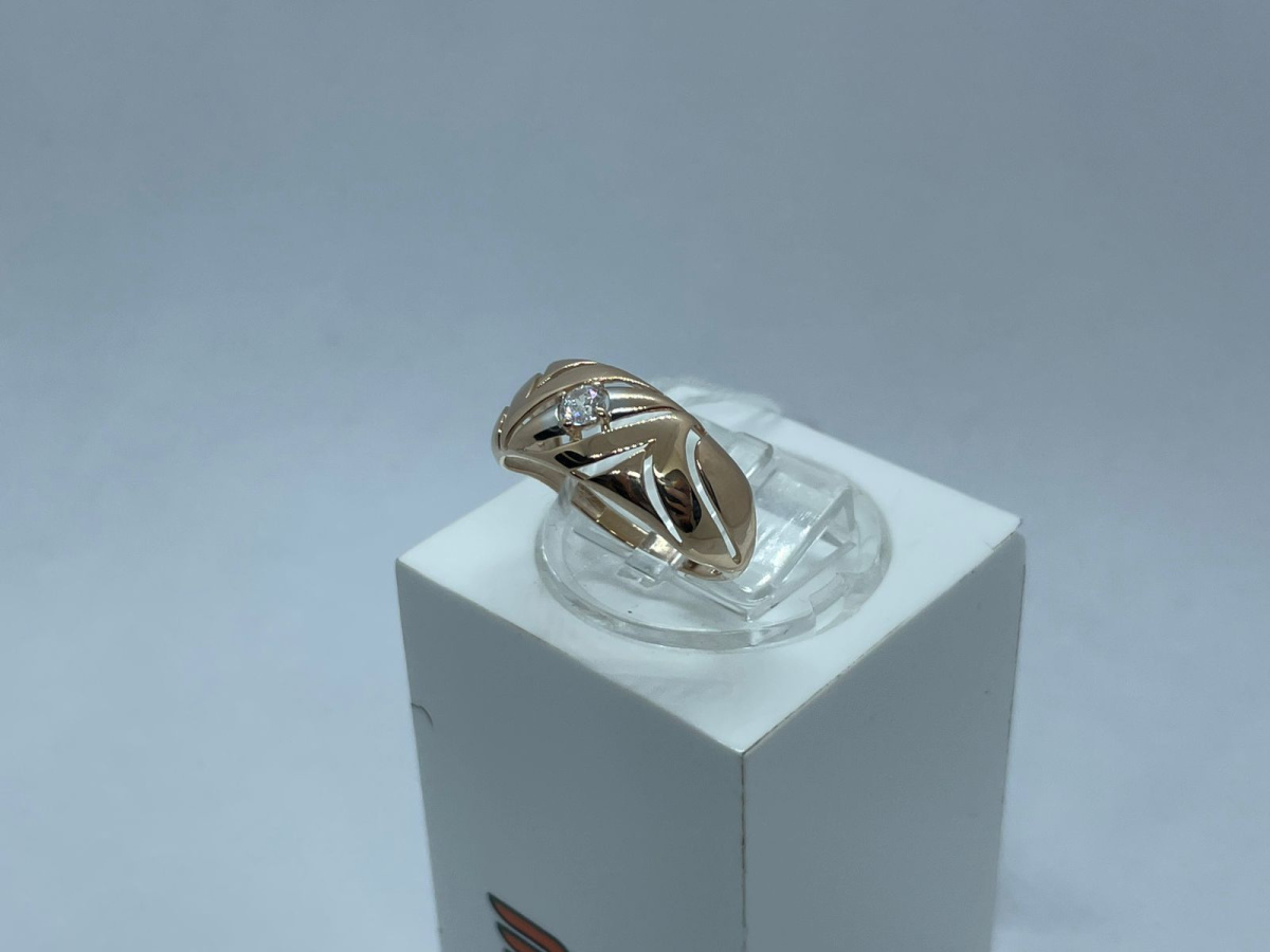 КОЛЬЦО С КАМНЕМ (Au 585)