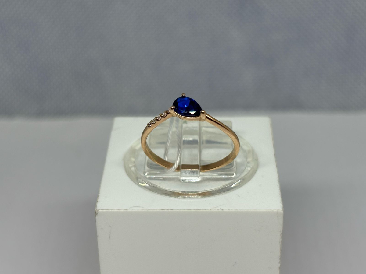 КОЛКМИ585 КОЛЬЦО С КАМНЯМИ (Au 585)