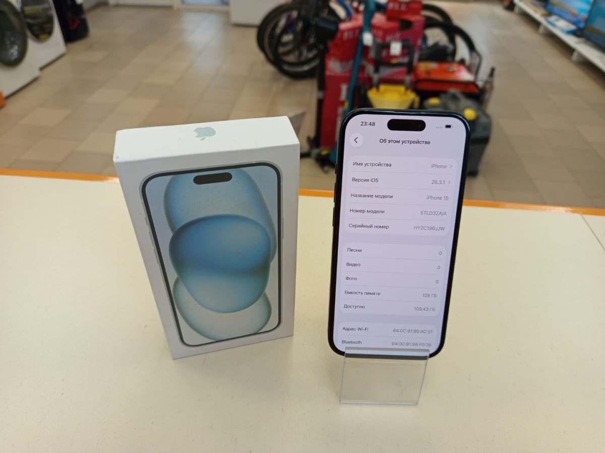 Смартфон Apple Iphone 15 128Gb